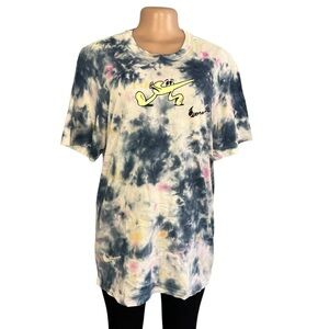 Nike Festival Graphic Blue Tie Dye T-Shirt